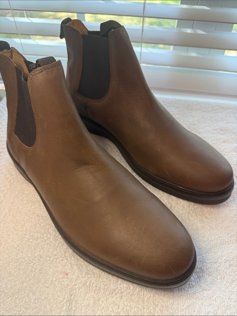 Men's Jack Erwin Brown Chelsea Boots - Sleek Slip-On Style
